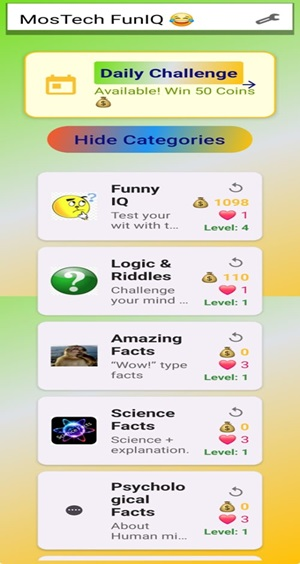 MosTech FunIQ app artwork